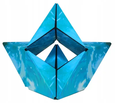Produktbild von MoYu Magnetic Folding Cube Sky Blue Logikspiel