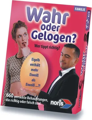 Produktbild von Noris 606103621 - Wahr oder gelogen?, Kinderspiel