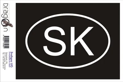 Produktbild von Aufkleber / Autoaufkleber - JDM / Die cut / Auto / OEM - Slowakei - 110x70 mm weiß - Heckscheibe / Heckscheibenaufkleber