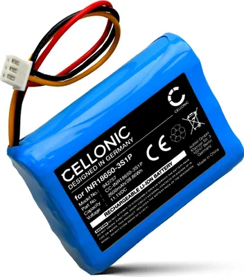 Produktbild von CELLONIC 1x Akku für Lautsprecher Kompatibel mit DOCKIN D Fine, D Fine 2, D Fine 2 Plus, INR18650-3S1P - (2600mAh , 11.1V)