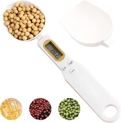 Digitale Löffelwaage 500 g / 0,1 g, LCD-Display, Küchenlöffelwaage
