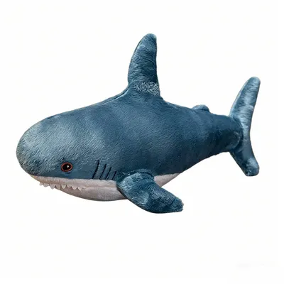 Produktbild von Kraftverdia Plüsch Hai 60 cm – Weiches Kuscheltier in Blau für Kinder