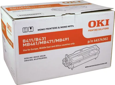Produktbild von OKI 44574302, Original, OKI, B412dn, B432dn, B512dn, MB472dnw, MB492dn, MB562, 1 Stück(e), 25000 Seiten, Laserdrucken