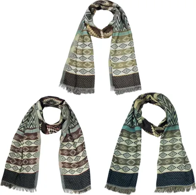 Produktbild von Sunsa Damen Schal/Herren Tuch Winter Halstuch Herrenschal XXL Tücher Geschenkideen Frauen/Männer 3er Set Pashmina Schultertuch Winterschal