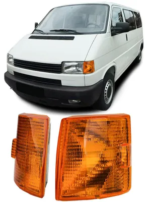 Immagine prodotto di Frecce arancioni per VW T4, autobus e furgoni, dal 1990 al 2004, indicatori di direzione anteriori