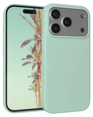 Produktbild von EAZY CASE Silikonhülle für Apple iPhone 17 Pro, Silikon Backcover Schutz in Grün
