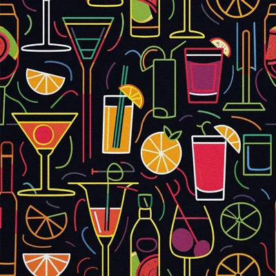 Produktbild von OUTDOOR DEKOSTOFFE OXFORD - Motiv Cocktail | DX8377
