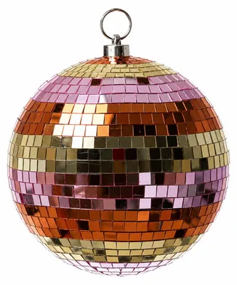 Produktbild von Spiegelkugel 20cm - Discokugel - Echtglas - 10x10mm Spiegel - pastellfarben