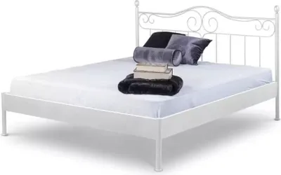 Produktbild von Metallbett Alessia – 140 x 220 cm / weiß