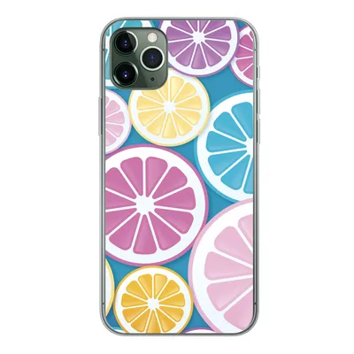 Produktbild von MuchoWow® Handyhülle Schutzhülle Hülle für iPhone 11 Pro Max Obst - Grapefruit - Tropisch Silikon Softcase Handy Hülle - Schutz - Geburtstag Teenager
