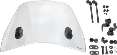 Obrázek produktu pro Čelní sklo PUIG trafic transparentní 310x370mm pro Kymco