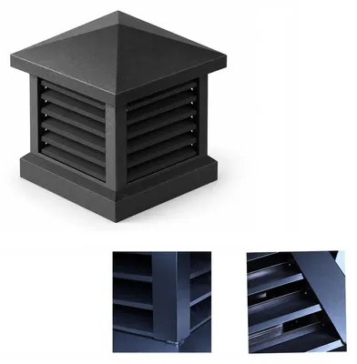 Productafbeelding van Schoorsteenkap met Ventilatielamellen voor Regenbescherming