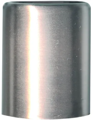Produktbild von Kerzenfuß silber/stahl - Höhe: 3,2cm, Durchmesser: 2,5cm - 7 Stück Set