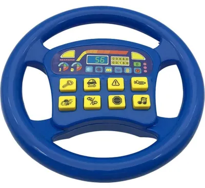 Image de Volant de voiture interactif Sons bleus