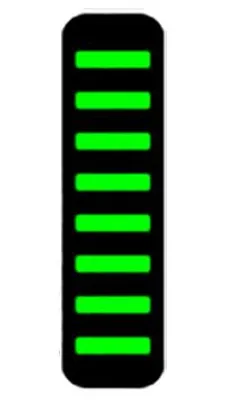 Image de ProGuard Bolt On V1 - Avant - Autocollant - Standard - Vert fluo