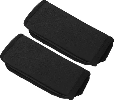 Image de 2pcs néoprène non antidérapant accessoire souple de pagaie de kayak-canoë (noir)