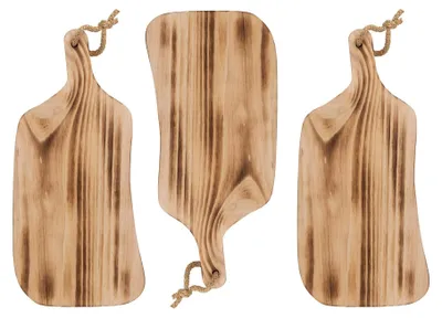 Immagine prodotto di Omgoods - Set di 3 taglieri naturali - Realizzati in legno