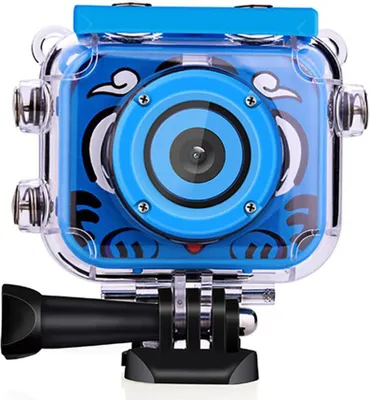 Produktbild von TechKidz, 1080p Full HD Sportkamera für Kinder mit Zubehör, Blau