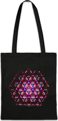 Produktbild von Urban Backwoods Kaleidoscope V, Stofftasche, Farbe: Schwarz