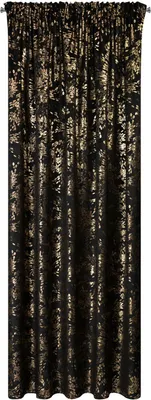 Zdjęcie produktu dla Eurofirany 463625, Przezroczysty, Czarny, Wzór, Poliester, Wiszący hak, 200 g/m²