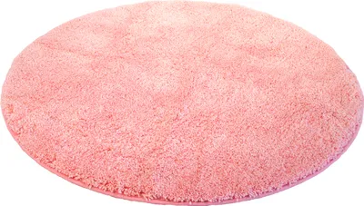 Produktbild von Kinzler hochwertige Mikrofaser Badematte, 90 cm rund, mit rutschfestem Rücken, rose; J-10001/103