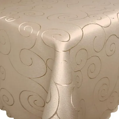 Produktbild von ORNAMENTE Tischdecke Rechteckig 135x200 BEIGE bügelfrei