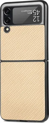 Produktbild von König Design Hülle kompatibel mit Samsung Galaxy Z Flip4 5G Kunststoff Soft Handyhülle - Handy Case Khaki