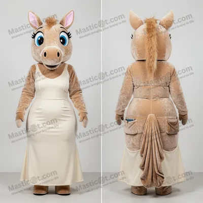 Produktbild von Beiger MASTICOT Samt-Marienkäfer-Maskottchen