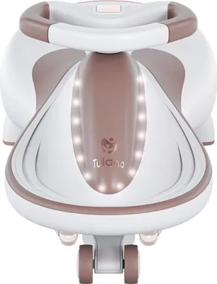 Obrázek produktu pro Tulano Focus 55 hnědé jezdící auto s přívěsem, LED kola, hudba, 360° volant, do 100 kg, od 3 let