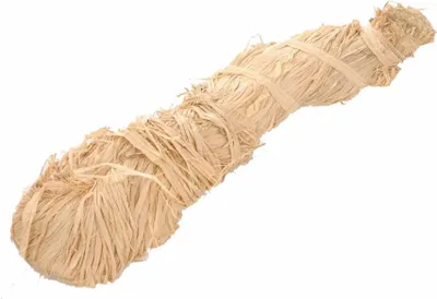 Imagen del producto de HBX, cordón de rafia natural, 1 kg, color natural, ideal para embalaje de regalos y decoración