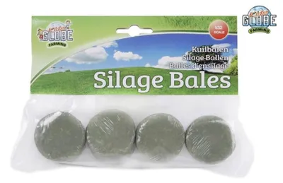 Immagine prodotto di Kids Globe Silageballen-Set rund, Ballen in Folie gewickelt, 4 Stück, Bauernhof