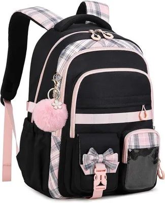 Imagen del producto de Mochila escolar para niñas - Ligera - Para uso diario - Diseño ergonómico - 22 litros - Azul