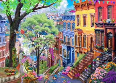 Imagen del producto de BLUEBIRD, Puzzle Garn City, 500 piezas