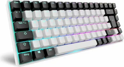 Produktbild von SKILLER SGK50 S3 (weiß, DE-Layout, Gateron Yellow)