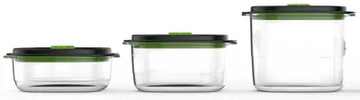 Produktbild von Vakuumbehälter Set FoodSaver Fresh 2.0 aus Tritan 3 teilig 700ml 1,18l 1,8l BPA-frei