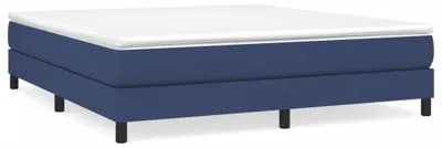 Obrázek produktu pro vidaXL Boxspring rám postele modrý 180x200 cm látka