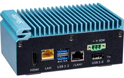 Produktbild von Shuttle Barebone Edge SPCEL02P J6412 SO-DDR4 blue