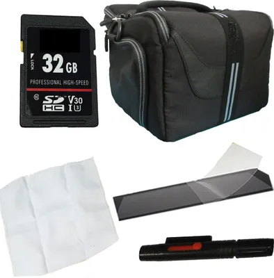 Produktbild von 1A PHOTO PORST Komplett-Set für Canon EOS 250D mit Objektiv bis 135 mm 200 g