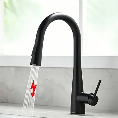 Immagine prodotto di Rubinetto con sensore - Miscelatore per cucina e bagno - Montaggio a incasso - Acciaio inossidabile 304 - Miscelatore monocomando - Acqua calda e fredda - Colore 4
