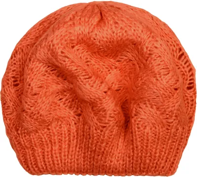 Produktbild von styleBREAKER Damen Strick Baskenmütze mit Zopfmuster, Winter, Barett, Franzosen Mütze 04024166