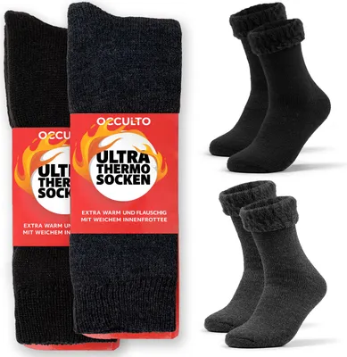 Produktbild von Occulto Damen & Herren Ultra Thermosocken 2er Pack (Modell: Yuki)