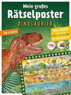 Produktbild von Mein großes Rätselposter Dinosaurier