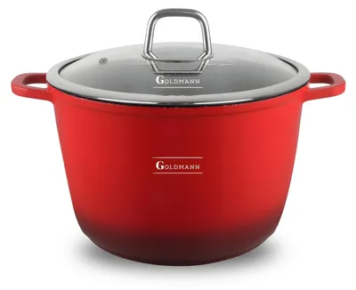 Image de Casserole et faitout en aluminium de 28 cm avec revêtement en marbre