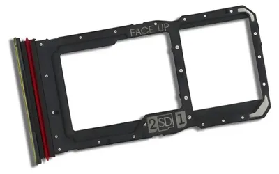 Produktbild von Ersatz Hybrid-SIM-Kartenhalter für Motorola Moto G86 5G, G86 Power 5G (XT2527-2, XT2527-7), Grün