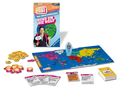 Produktbild von Ravensburger Checker Tobi Abenteuerquiz für Kinder ab 7 Jahren