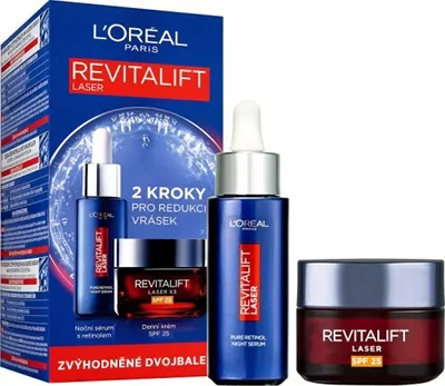 Image de L´Oréal - Revitalift Laser Pure Retinol Night Serum Set - Dárková sada 50ml