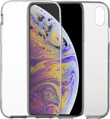 Produktbild von Apple iPhone XS Max Hülle Case 360 Handy Schutz Tasche Cover Full TPU Etui Transparent