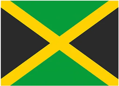 Image de Printwear | Drapeau Jamaïque / 90 x 150 cm - Couleur : Jamaïque - Taille : 90 x 150 cm