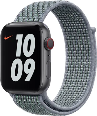 Image de Bracelet Apple Sport Loop pour Apple Watch Series 1 - 9 / SE (38/40/41 mm) - Obsidian Mist