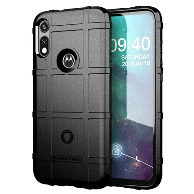 Obrázek produktu pro Motorola Moto E 2020 Pouzdro, měkké TPU silikonové nárazuvzdorné ochranné pouzdro pro Motorola Moto E (2020) černé